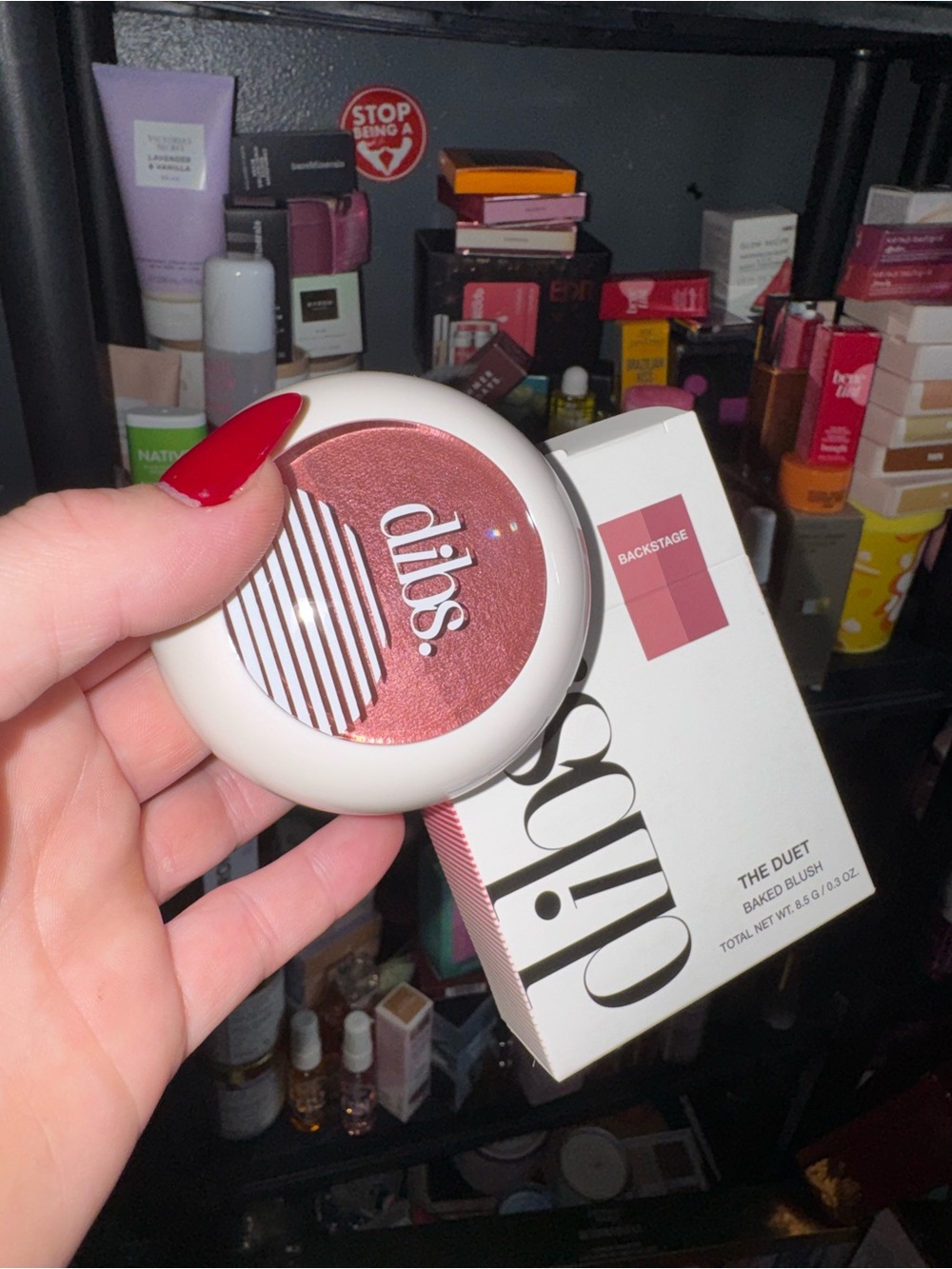 Backstage The Duet Baked Blush and or bronzer with this duo